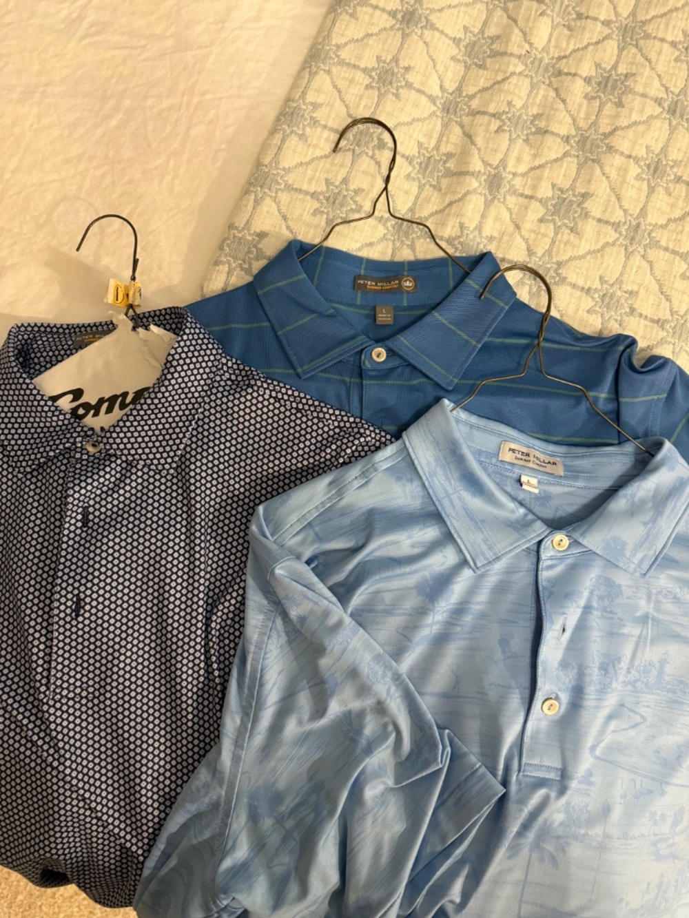 PETER MILLAR SHIRTS (BUNDLE OF 3) - Larges